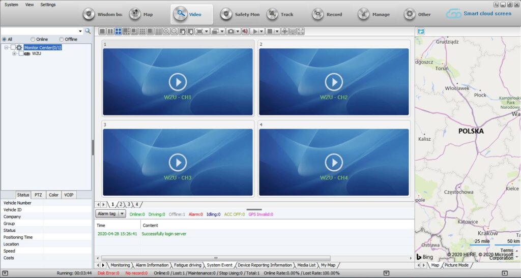 Monitoring mobilny